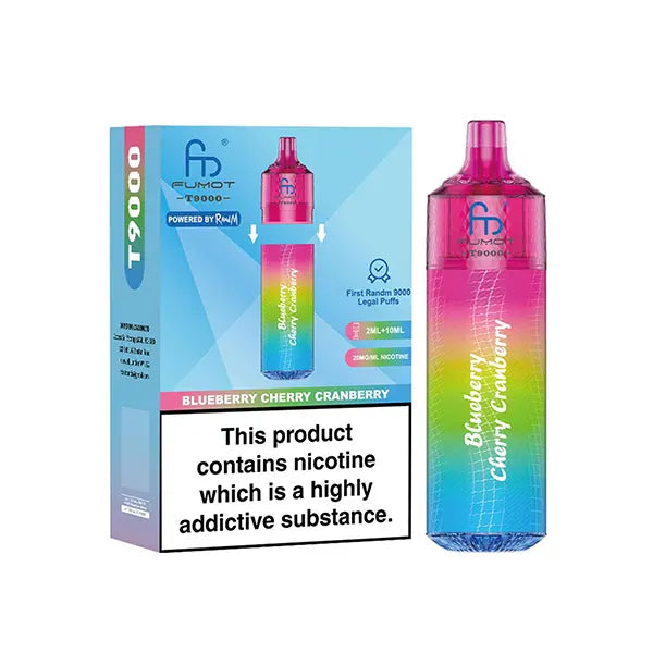 RandM Fumot T9000 Prefilled Vape Pod Device - Box of 5