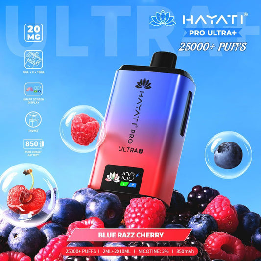 Hayati Pro Ultra Plus 25000 Plus Puffs Pack of 5