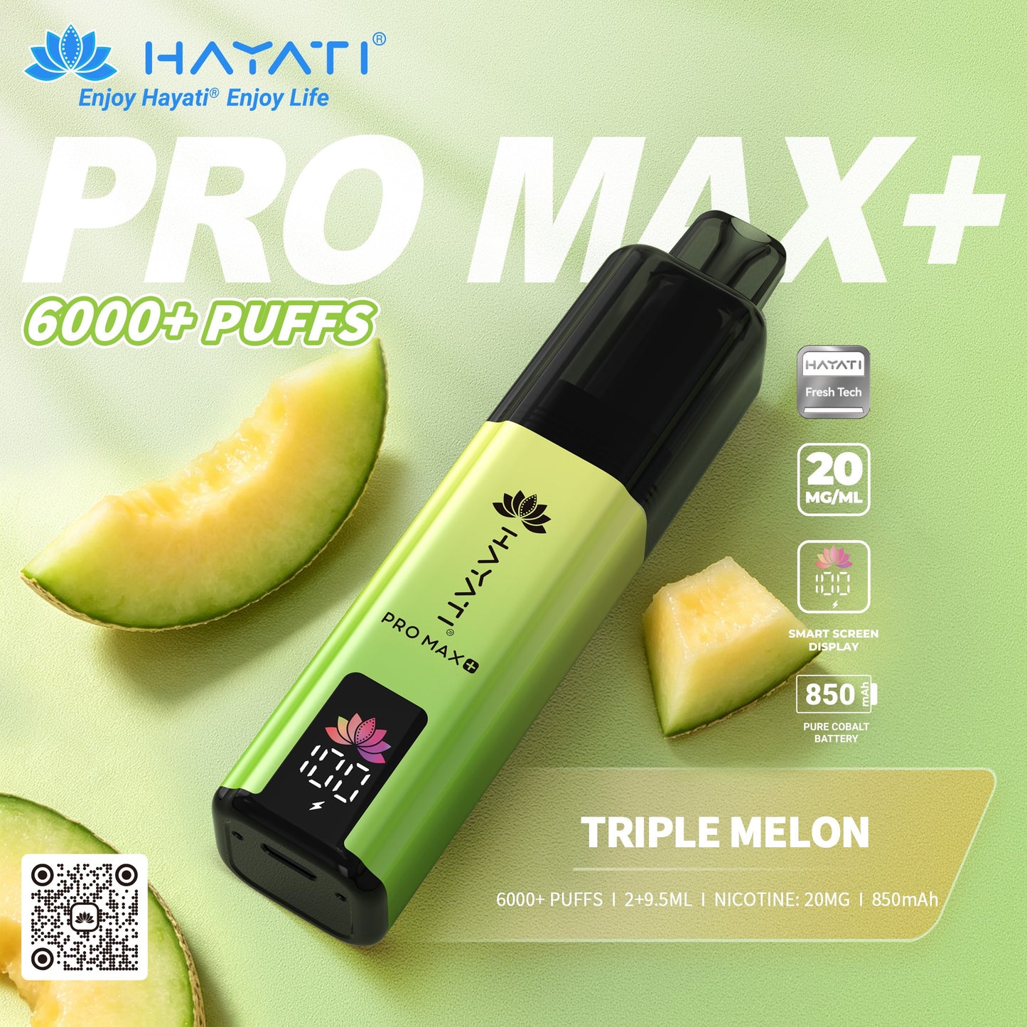 Hayati Pro Max Plus 6000 Rechargeable prefilled Pod Kit ( Pack of 5 )