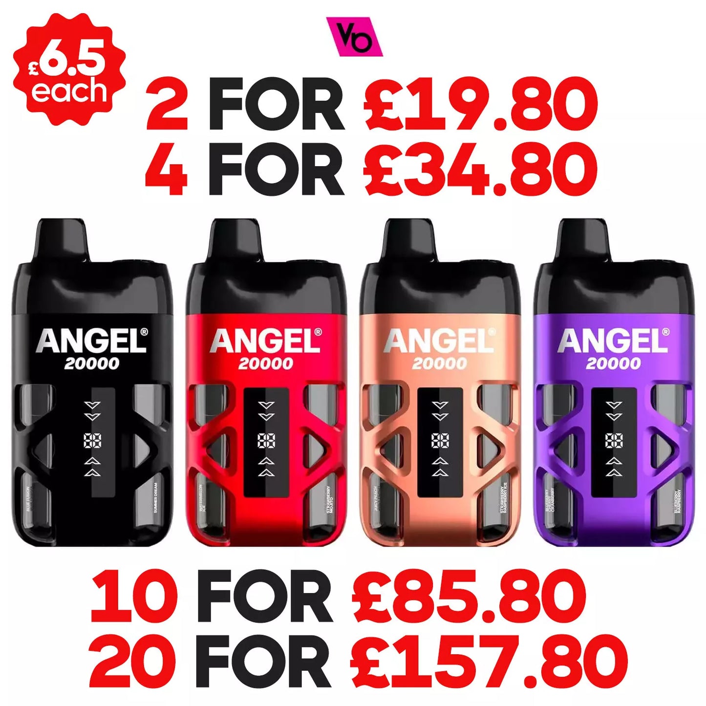 Angel 20000 – Dual Flavour Auto Refill Vape System