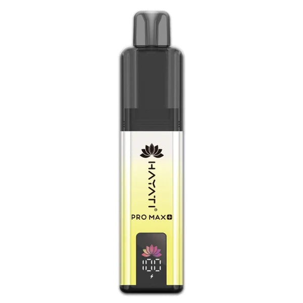 Banana Ice flavour Hayati Pro Max Plus 6000 Prefilled Vape Kit in Yellow Colour