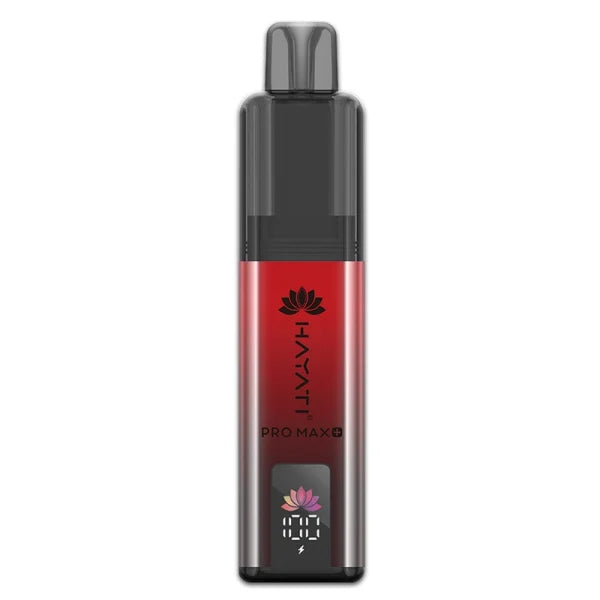 Blackberry Raspberry flavour Hayati Pro Max Plus 6000 Prefilled Vape Kit in Red Colour