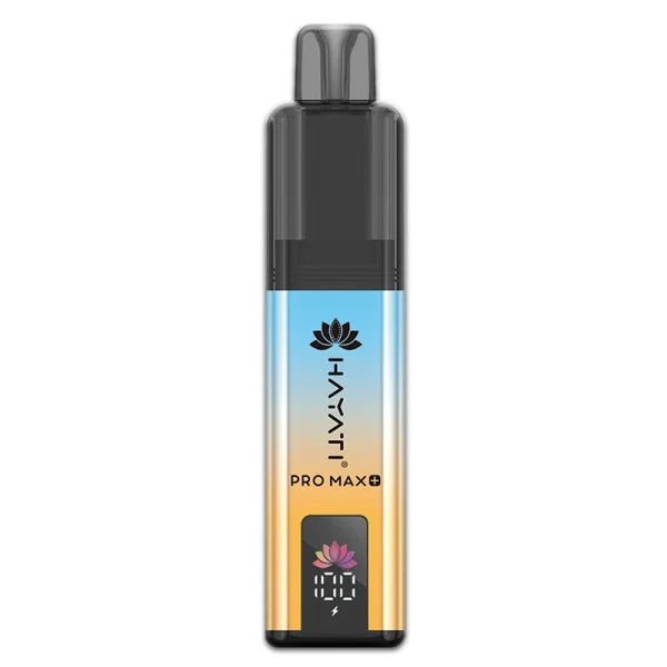Carribean Crush flavour Hayati Pro Max Plus 6000 Prefilled Vape Kit in Blue and Yellow