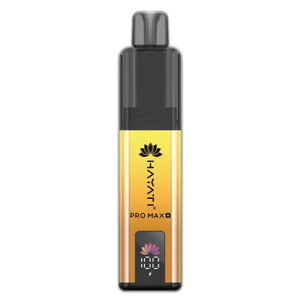 Pipeline Punch flavour Hayati Pro Max Plus 6000 Prefilled Vape Kit in Yellow