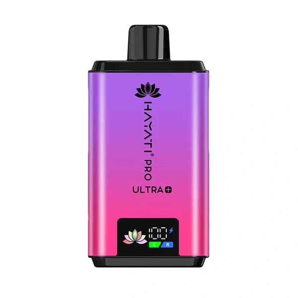 Grape GB / Strawberry flavoured Hayati Pro Ultra Plus 25000 in Purple and Colour Pink Colour