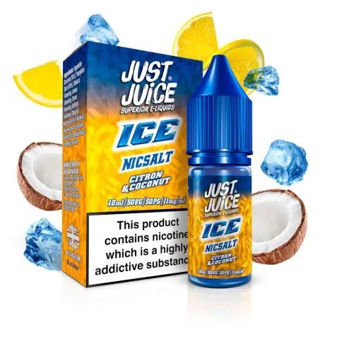 Just Juice - Just Juice Ice Range 10ml Nic Salt Box of 5 - theno1plugshop