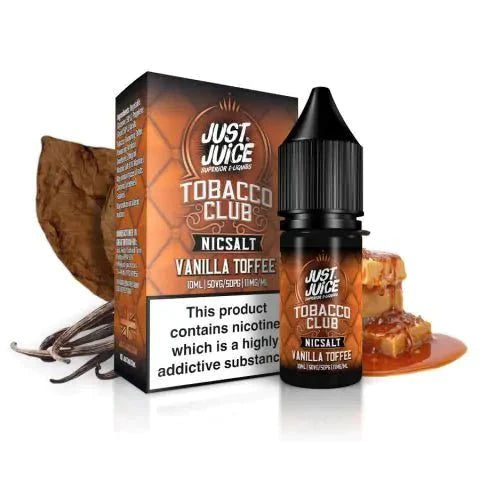 Just Juice - Just Juice Tobacco Club 10ml Nic Salt Box of 5 - theno1plugshop