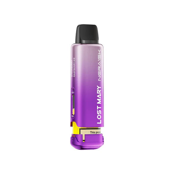 Strawberry Raspberry Ice flavour Purple colour Lost Mary Nera 30K Fullview Replacement Pod