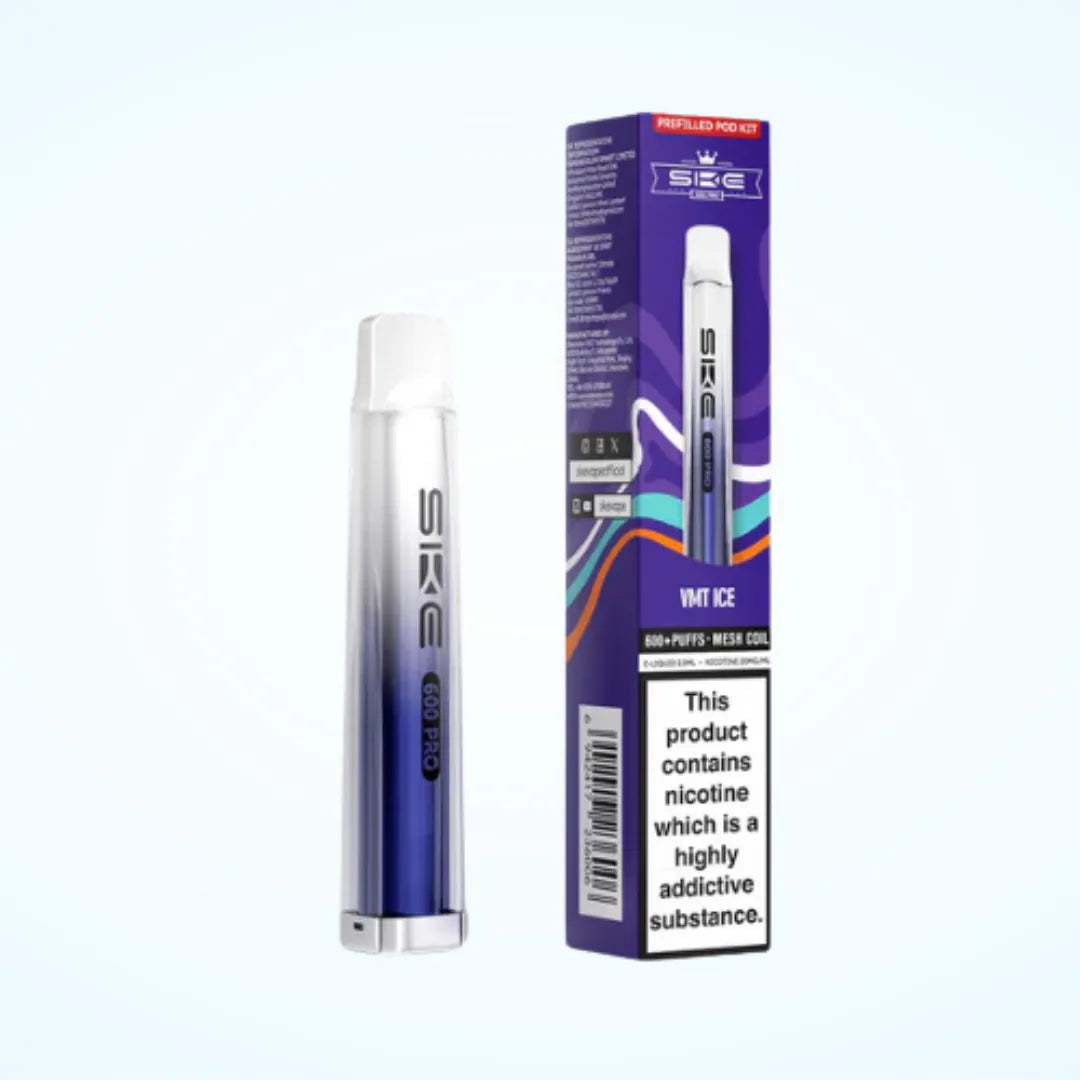 YMT Ice Flavoured SKE Crystal Pro 600 Prefilled Pod Kit in Purple Colour