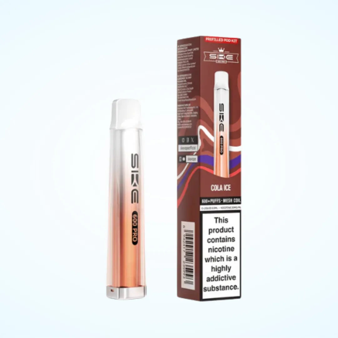 Cola Ice Flavoured SKE Crystal Pro 600 Prefilled Pod Kit in Brown Colour
