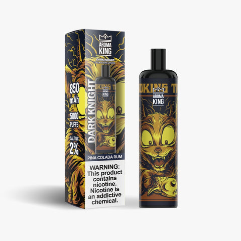 Pina Colada Rum Dark Knight Aroma King Disposable Pod Device Kit 5000 Puffs