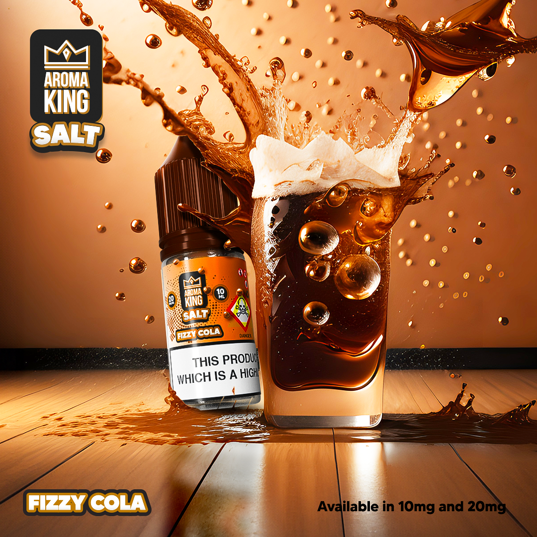 Aroma King 10ml nic salts e-liquid coca cola flavour