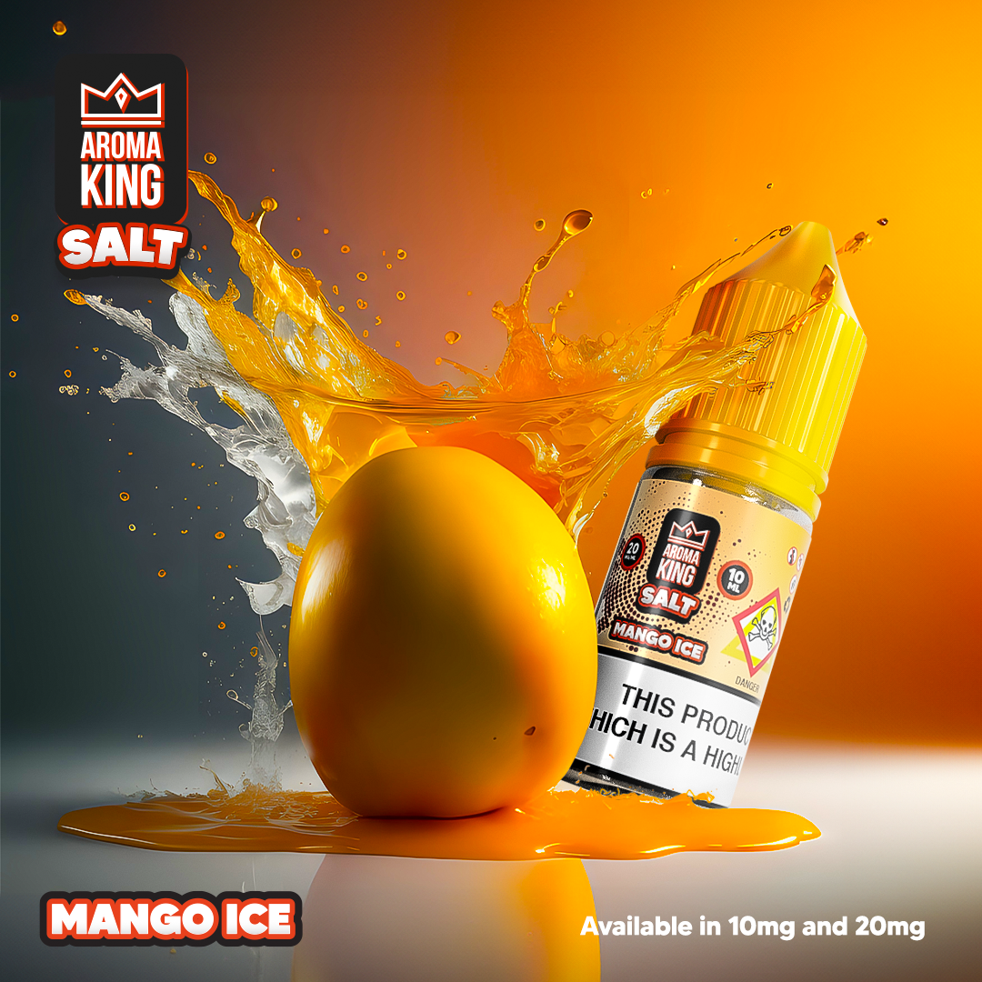 Aroma King 10ml nic salts e-liquid mango flavour