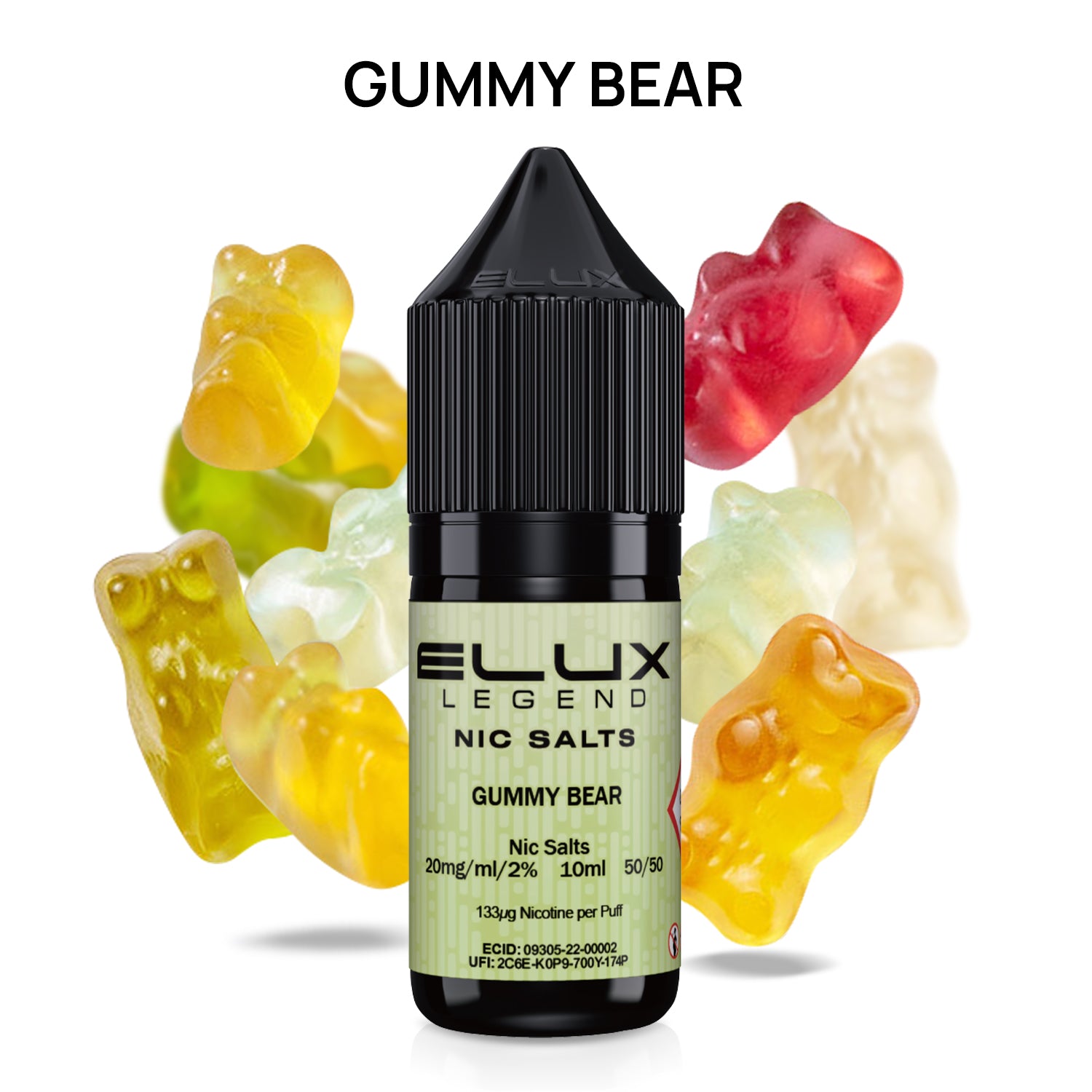 Elux Legend Nic Salts - 10ml E-liquids - (BOX OF 10)