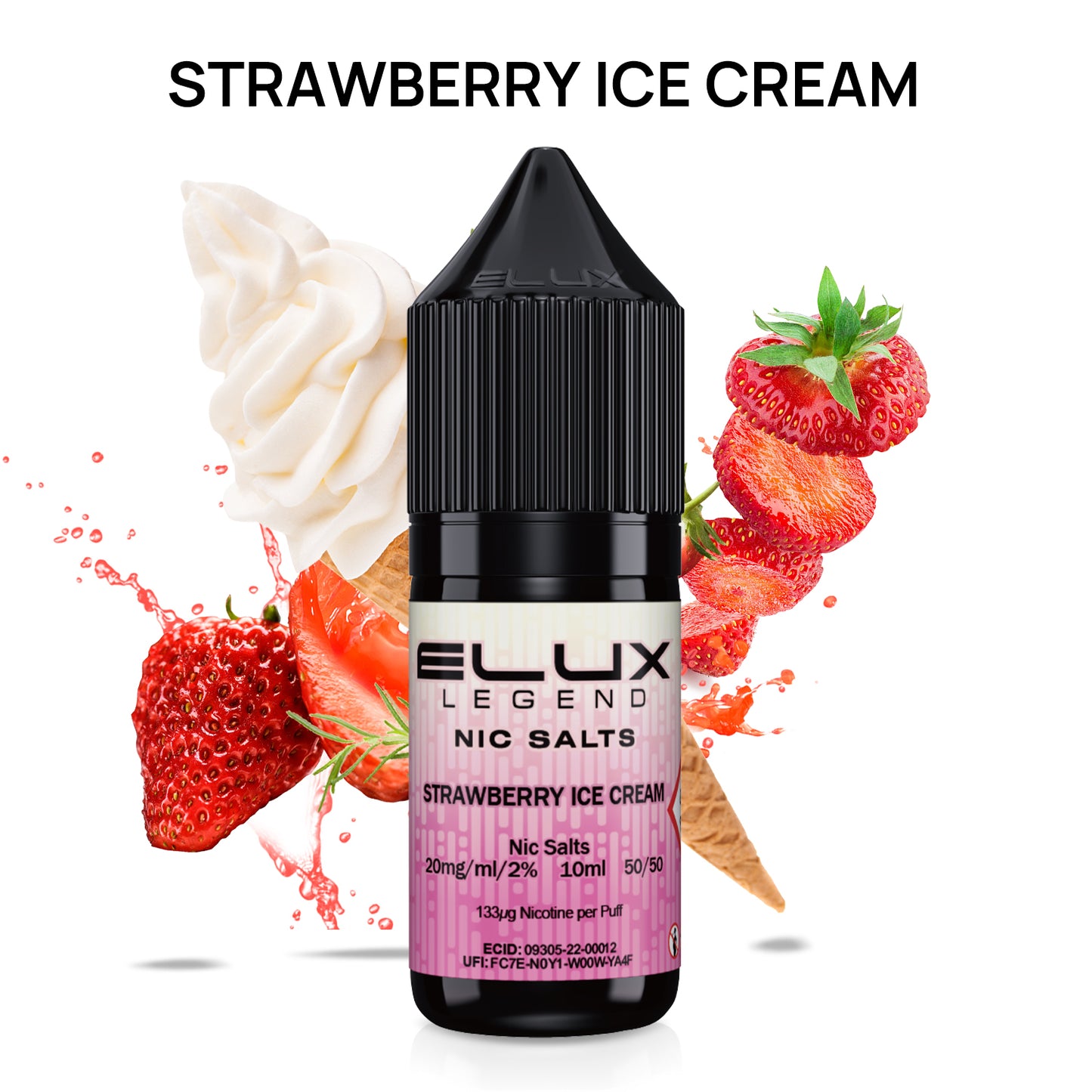 Elux Legend Nic Salts - 10ml E-liquids - (BOX OF 10)