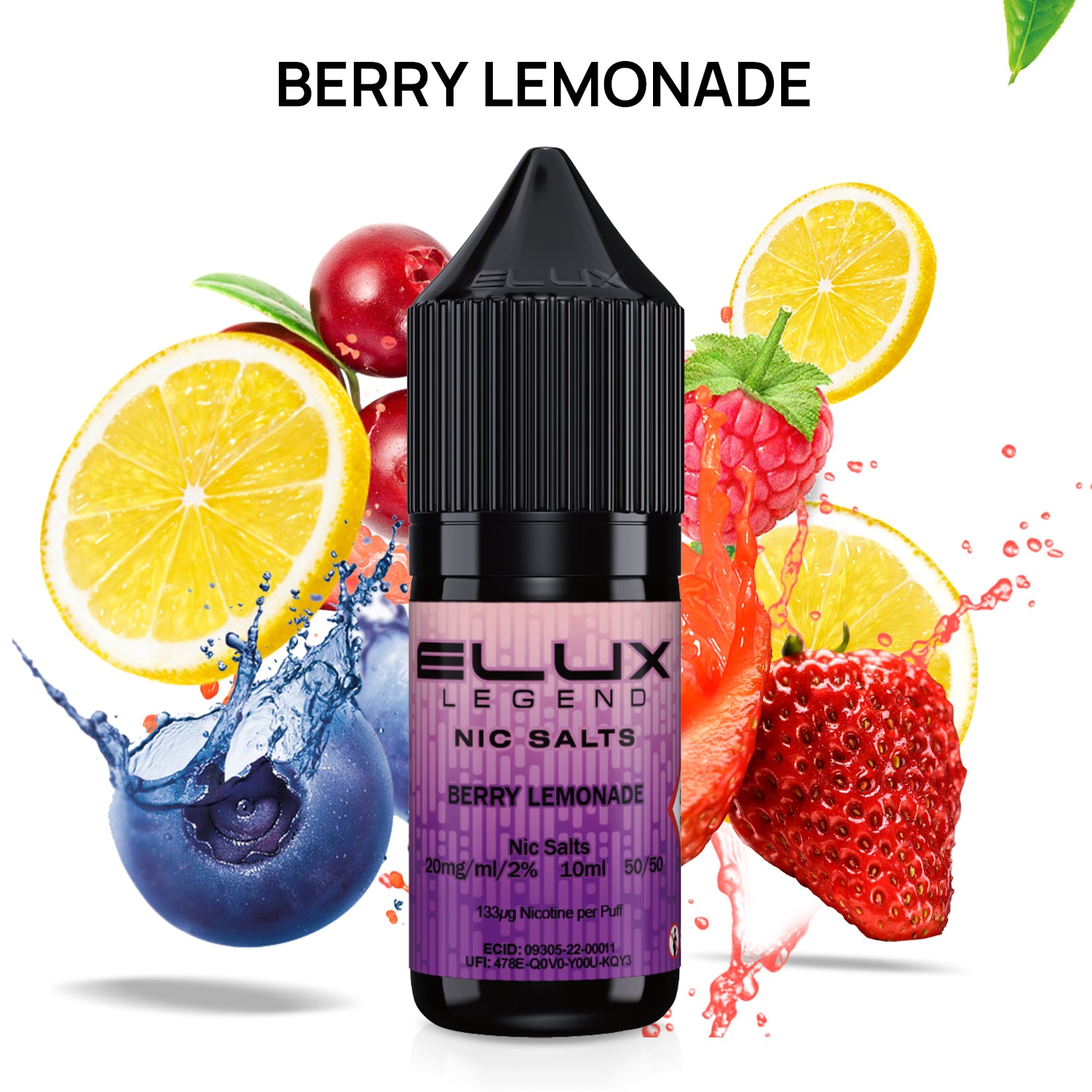 Elux Legend Nic Salts - 10ml E-liquids - (BOX OF 10)