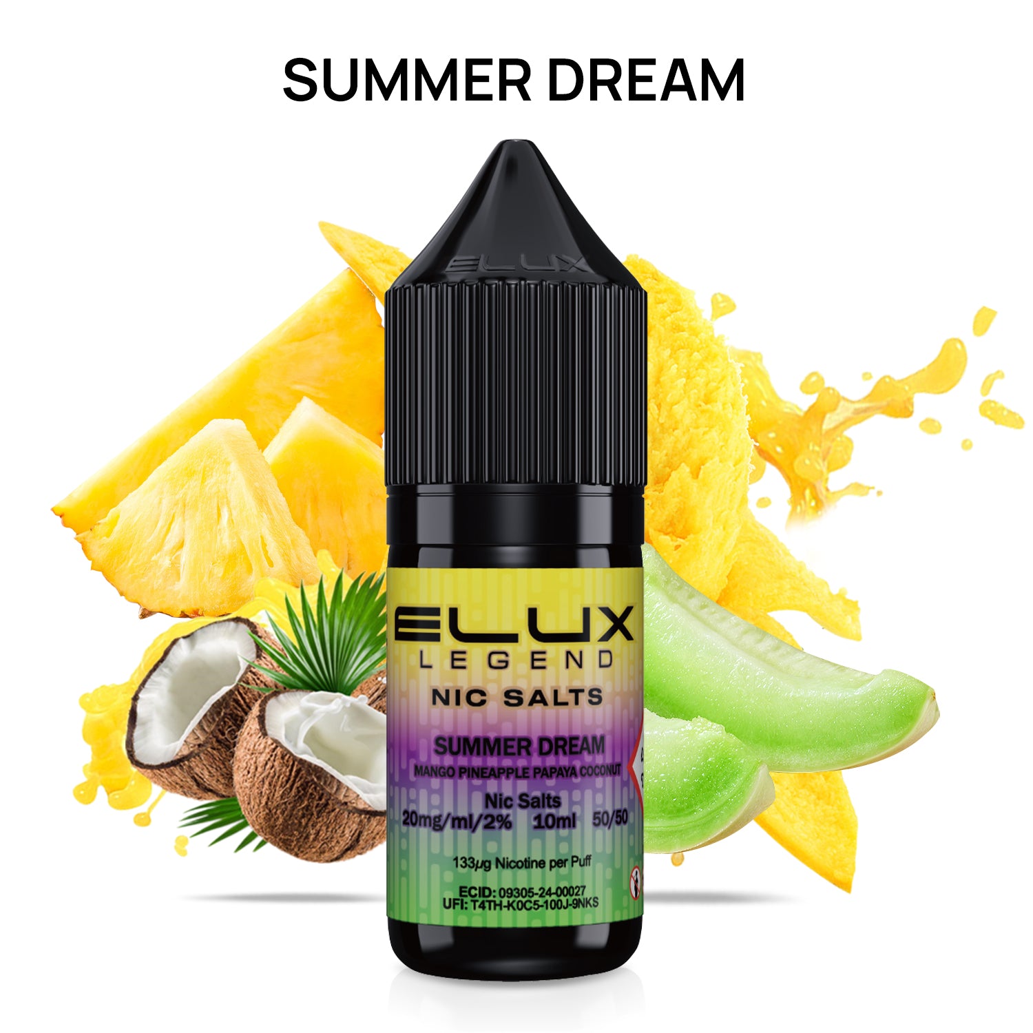 Elux Legend Nic Salts - 10ml E-liquids - (BOX OF 10)
