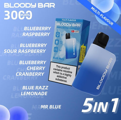 Blue Pack (5 in 1 Multi Flavours)