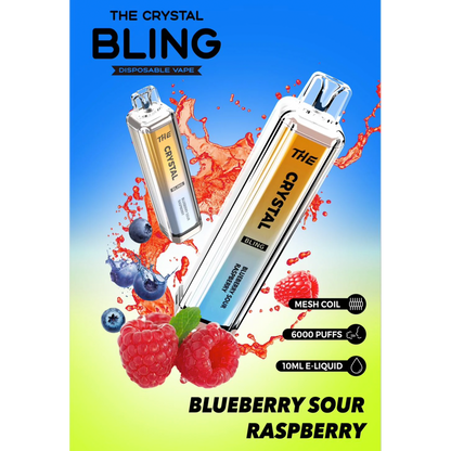 Crystal Bling 6000 Disposable Vape Pod Device Pack of 5