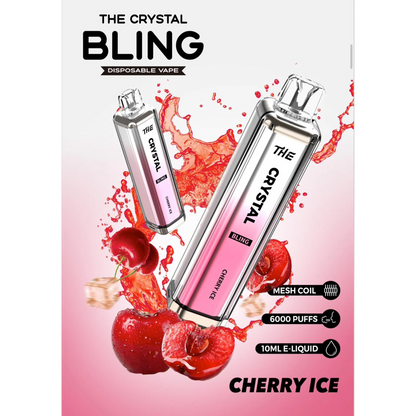 Crystal Bling 6000 Disposable Vape Pod Device Pack of 5