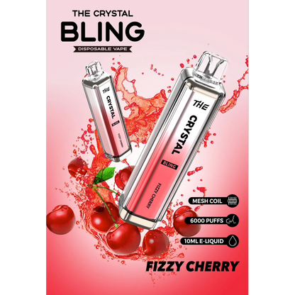 Crystal Bling 6000 Disposable Vape Pod Device Pack of 5