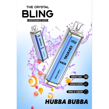 Crystal Bling 6000 Disposable Vape Pod Device Pack of 5