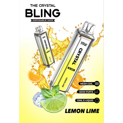 Crystal Bling 6000 Disposable Vape Pod Device Pack of 5