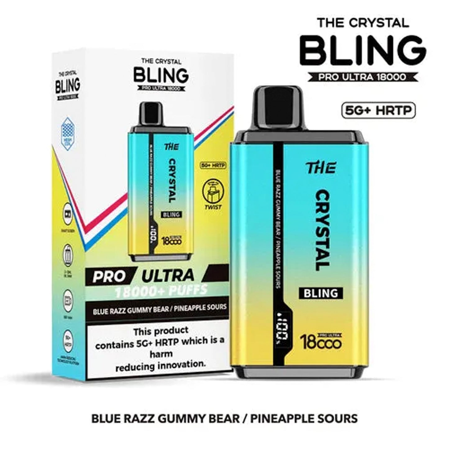 Crystal Bling Ultra 18000 Puffs Vape Pack of 10