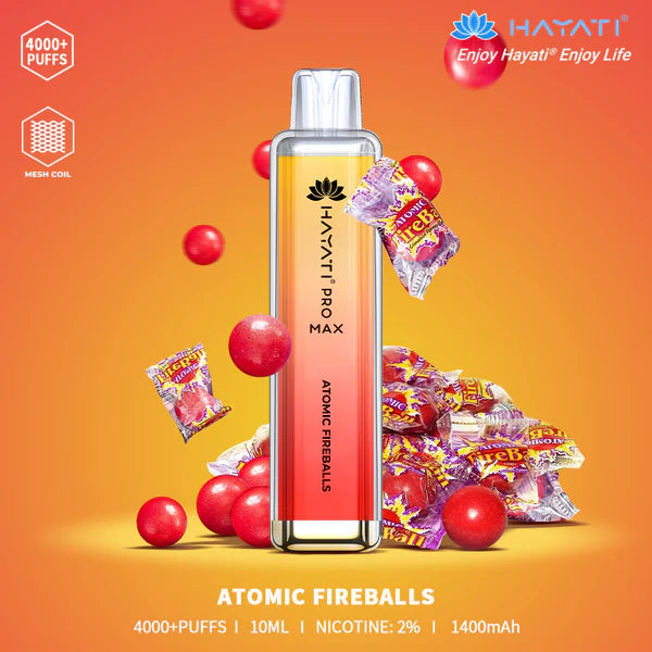 The Hayati Pro Max 4000 Disposable Vape Device 20MG