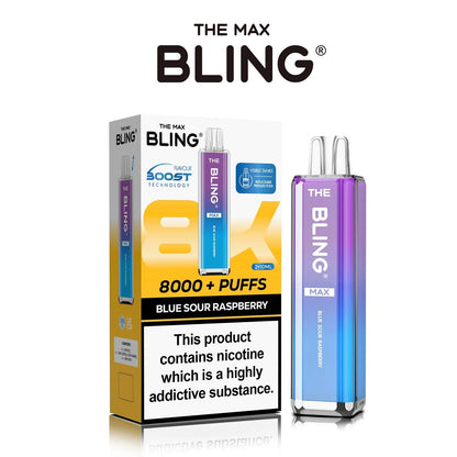Bling Max 8000 Puffs Prefilled vape Kit - Box Of 5