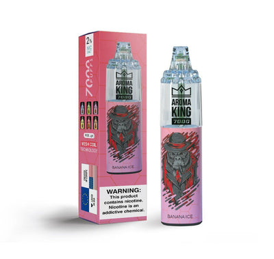 Aroma King 7000 Puffs Pre-filled Vape Device 20MG - Box of 10 Aroma King 7000 Puffs Pre-filled Vape Device 20MG - Box of 10