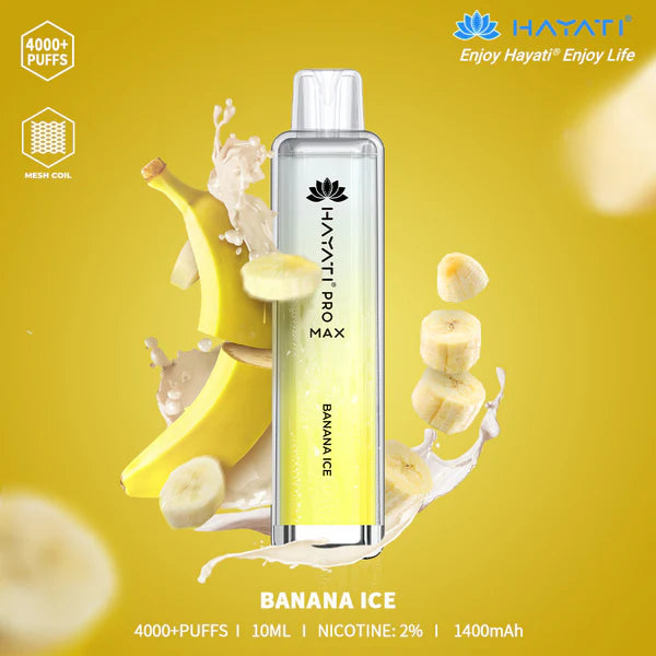 The Hayati Pro Max 4000 Disposable Vape Device 20MG