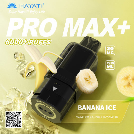 Hayati Pro Max Plus 6000 Rechargeable Replacement Pods