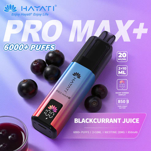 Hayati Pro Max Plus 6000 Rechargeable prefilled Pod Kit