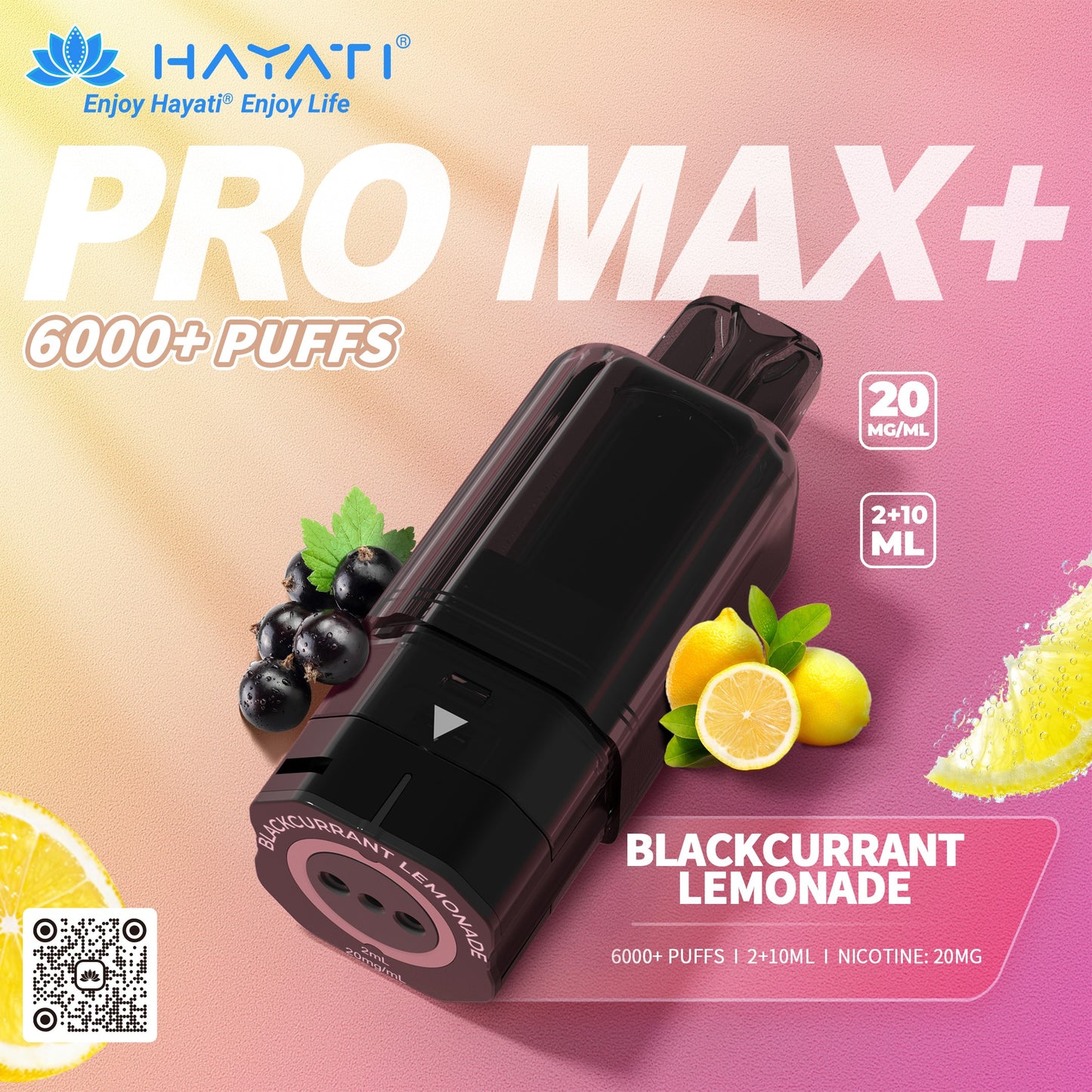 Hayati Pro Max Plus 6000 Rechargeable Replacement Pods