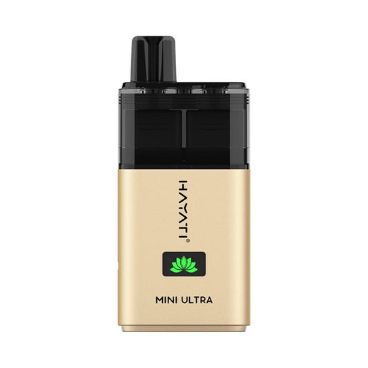 Blackcurrant Lemonade / Straw' Lemonade flavoured Hayati Mini Ultra 1500 Vape Kit in Golden