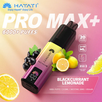 Hayati Pro Max Plus 6000 Rechargeable prefilled Pod Kit