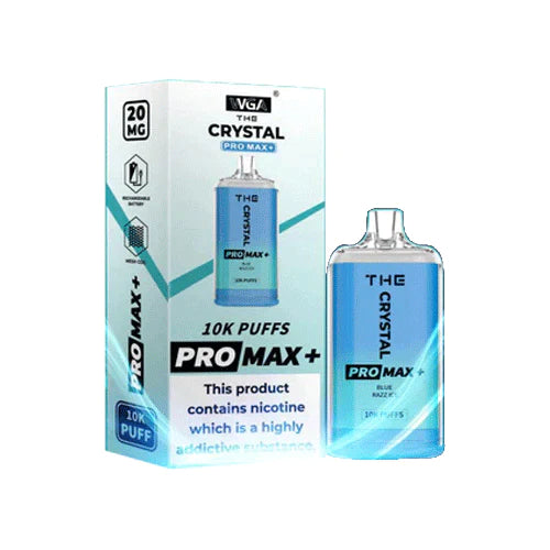 The Crystal Pro Max Plus 10000 Disposable Vape Pod 20MG