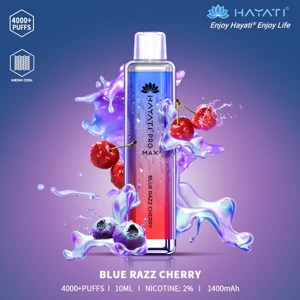 The Hayati Pro Max 4000 Disposable Vape Device 20MG