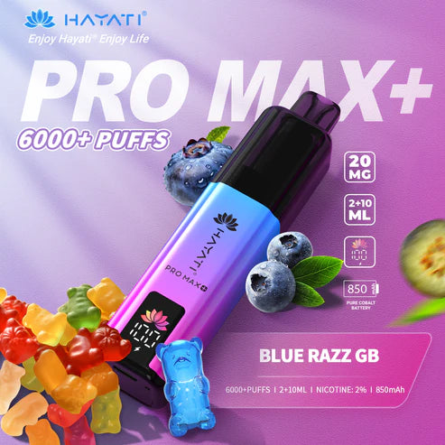 Hayati Pro Max Plus 6000  Rechargeable prefilled Pod Kit ( Pack of 5 )