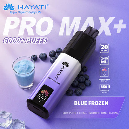 Hayati Pro Max Plus 6000  Rechargeable prefilled Pod Kit ( Pack of 5 )