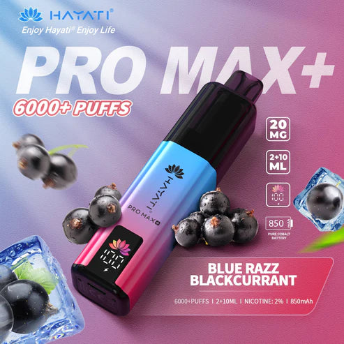 Hayati Pro Max Plus 6000 Rechargeable prefilled Pod Kit