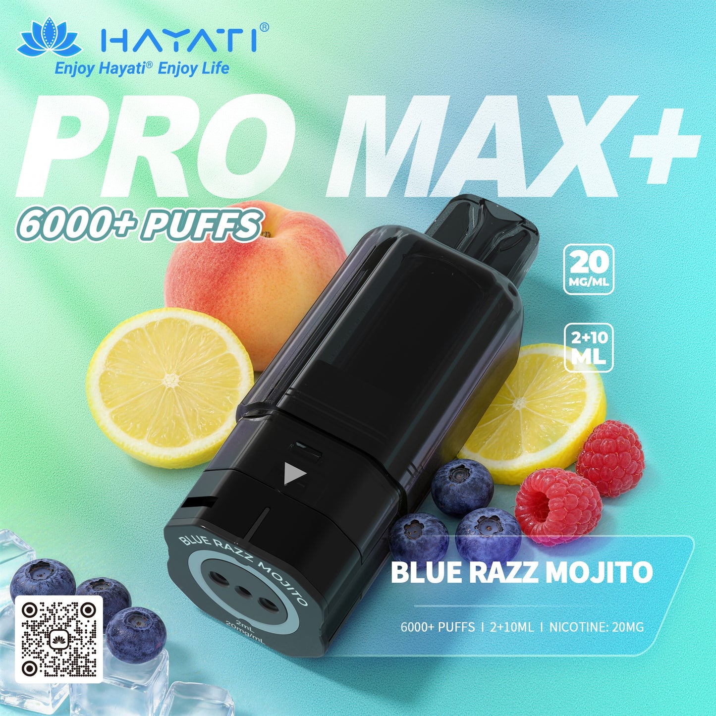 Hayati Pro Max Plus 6000 Rechargeable Replacement Pods