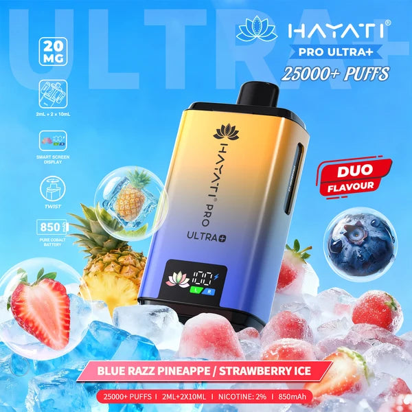 Hayati Pro Ultra Plus 25000  Rechargeable prefilled Pod Kit ( Pack of 5 )