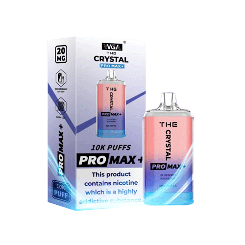 The Crystal Pro Max Plus 10000 Disposable Vape Pod 20MG