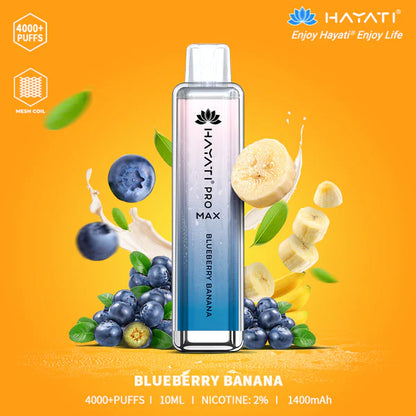 The Hayati Pro Max 4000 Disposable Vape Device 20MG