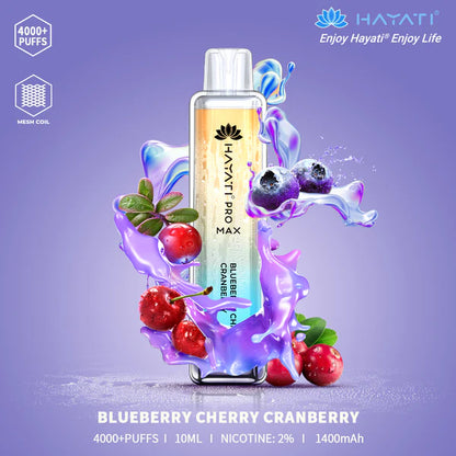 The Hayati Pro Max 4000 Disposable Vape Device 20MG