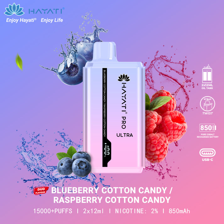 Hayati Pro Ultra 15000 Disposable Pod Device - Box of 10