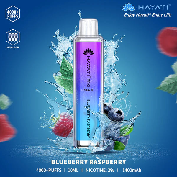 The Hayati Pro Max 4000 Disposable Vape Device 20MG