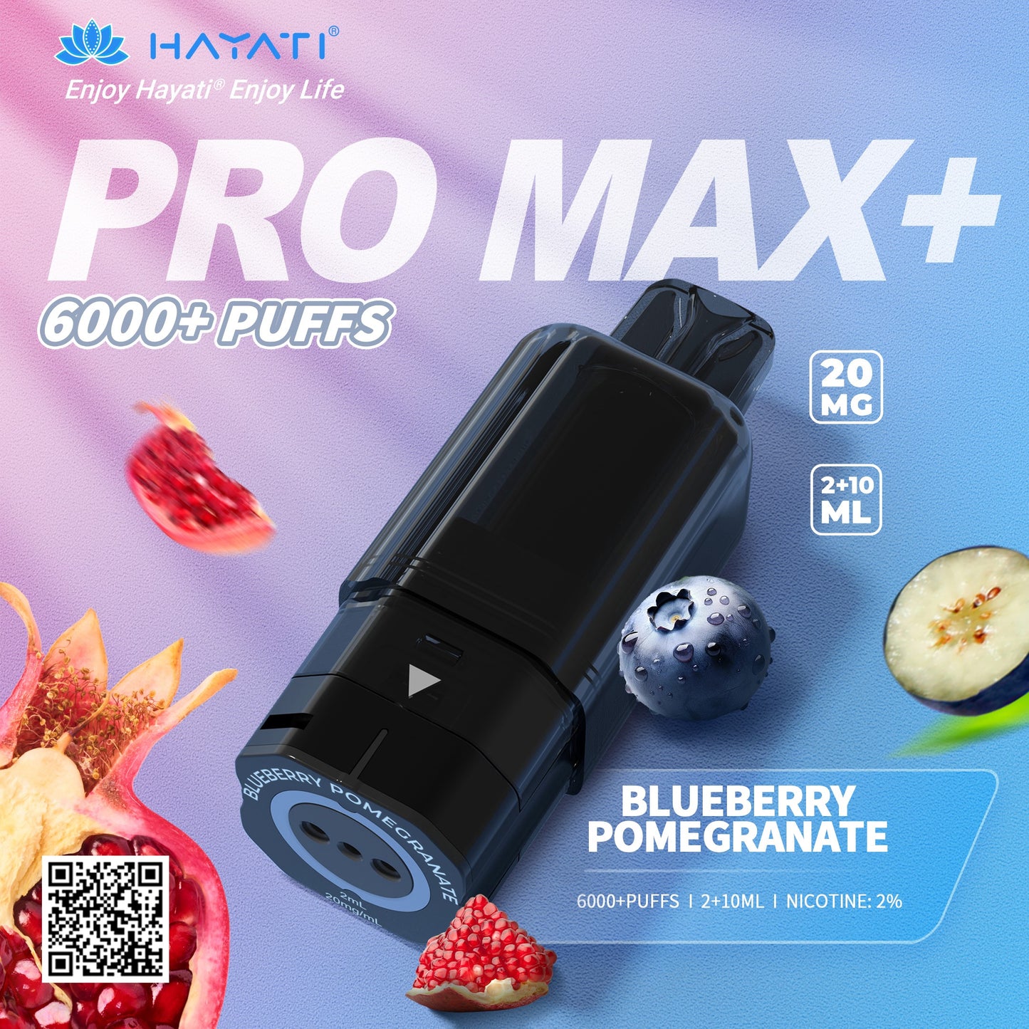 Hayati Pro Max Plus 6000 Rechargeable Replacement Pods